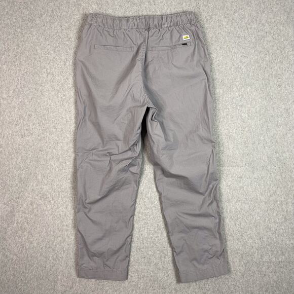 Vuori Pants Mens M (Fits 32x26.5) Grey Ripstop Pant - Picture 5 of 10